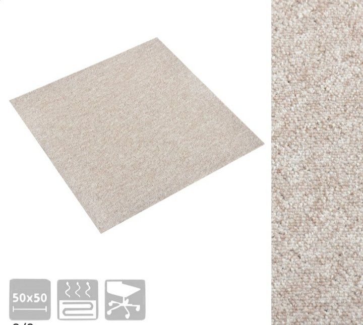Teppiche: 20Stück Teppichfliesen / Teppochplatten beige – Neu (gemäss Beschreibung) aus Muri b. Bern von Leserattexxx 1