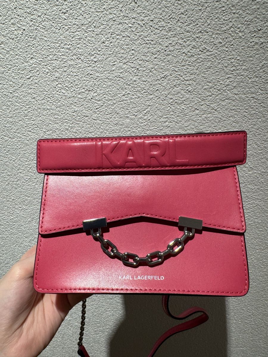 Karl Lagerfeld Borse da donna: Pinke Karl Lagerfeld Tasche - Ein echter Hingucker! – Nuovo (secondo la descrizione) da Spreitenbach venduto da TheStyleAtelier 2