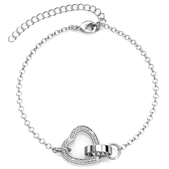 Bracciali & Braccialetti: Silberarmband Herz – Nuovo (secondo la descrizione) da Frauenfeld venduto da steel_with_stil 1