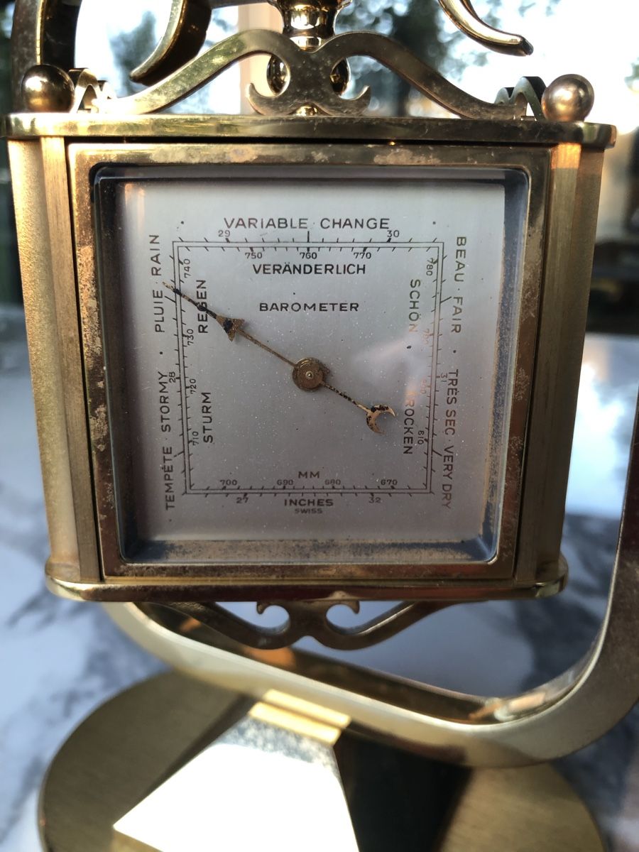 Imhof Orologi da terra & Orologi da parete: IMHOF Wetterstation/ Horloge de table – Usato da Arlesheim venduto da Men_l77g 9