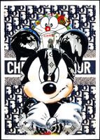 Death NYC Graffiti Pop Art Druck Play Boy D Mon Mickey Mouse