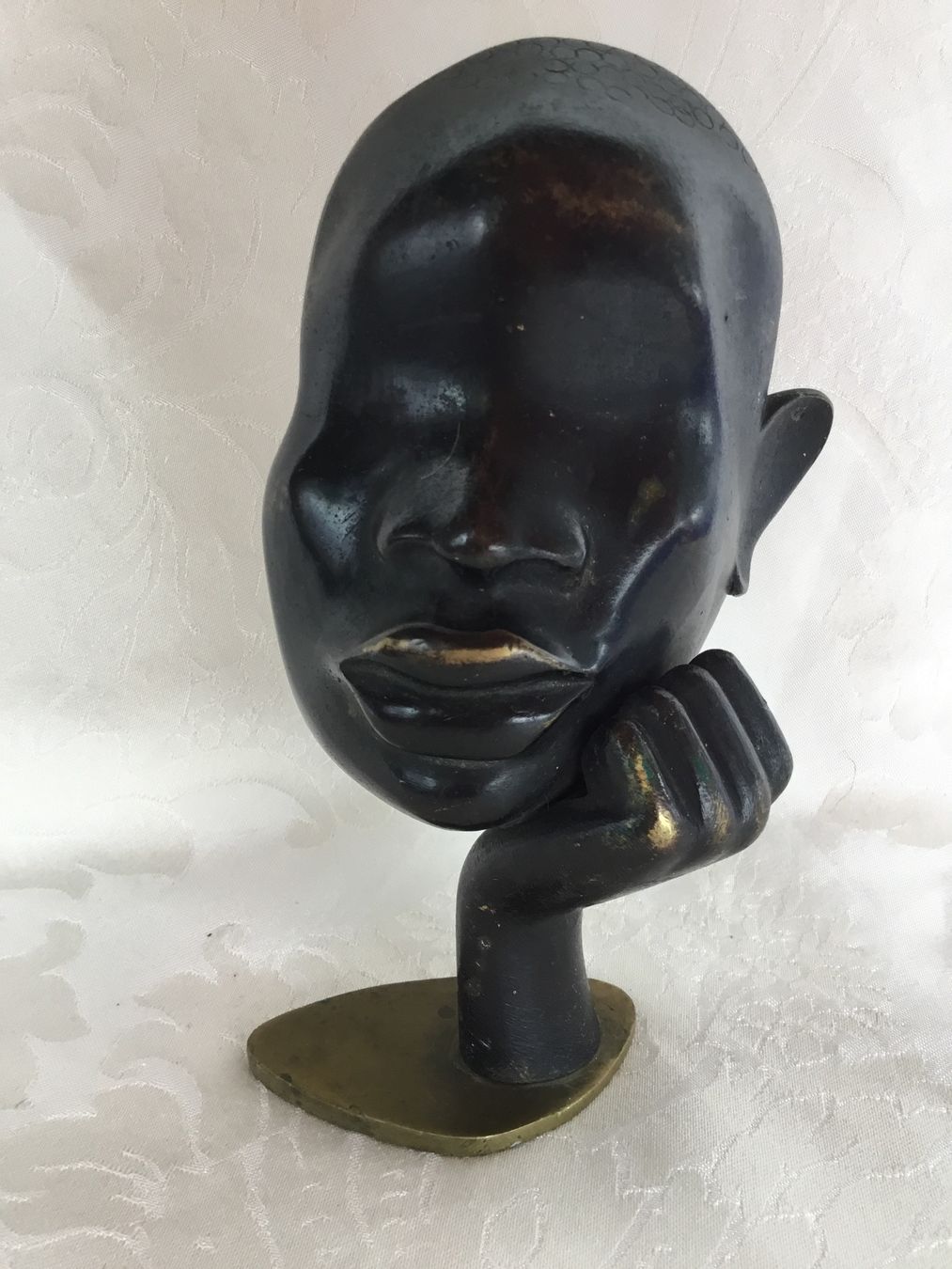 Sculture & Statue: Grosser Bronce Kopf 50ziger Jahre – Usato da St. Gallen venduto da chamilla 5