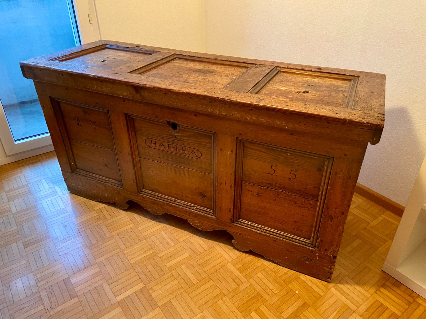 Cassapanche: Barock Truhe JG 1755 – Usato da Pratteln venduto da Caprobst