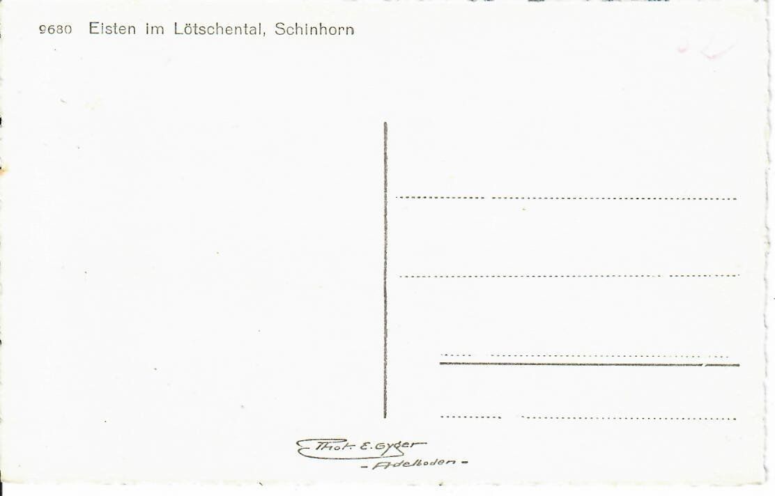 Cartes postales: Eisten im Lötschental – D'occasion à Hochdorf par Ziegel-16 1