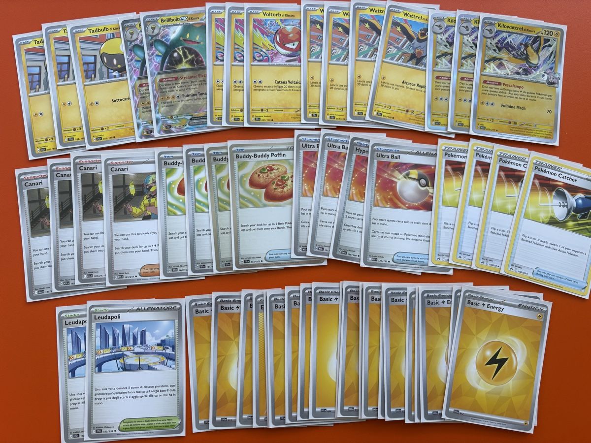 Pokémon Carte collezionabili: Halbfertiges Iono Bellibolt Deck – Usato da Bern venduto da orange4704