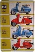 Blechschild - NSU ROLLER PROGRAMM