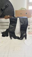 Colette Overknee Lederstiefel Gr. 38½ – 81 cm – 10 cm Absatz