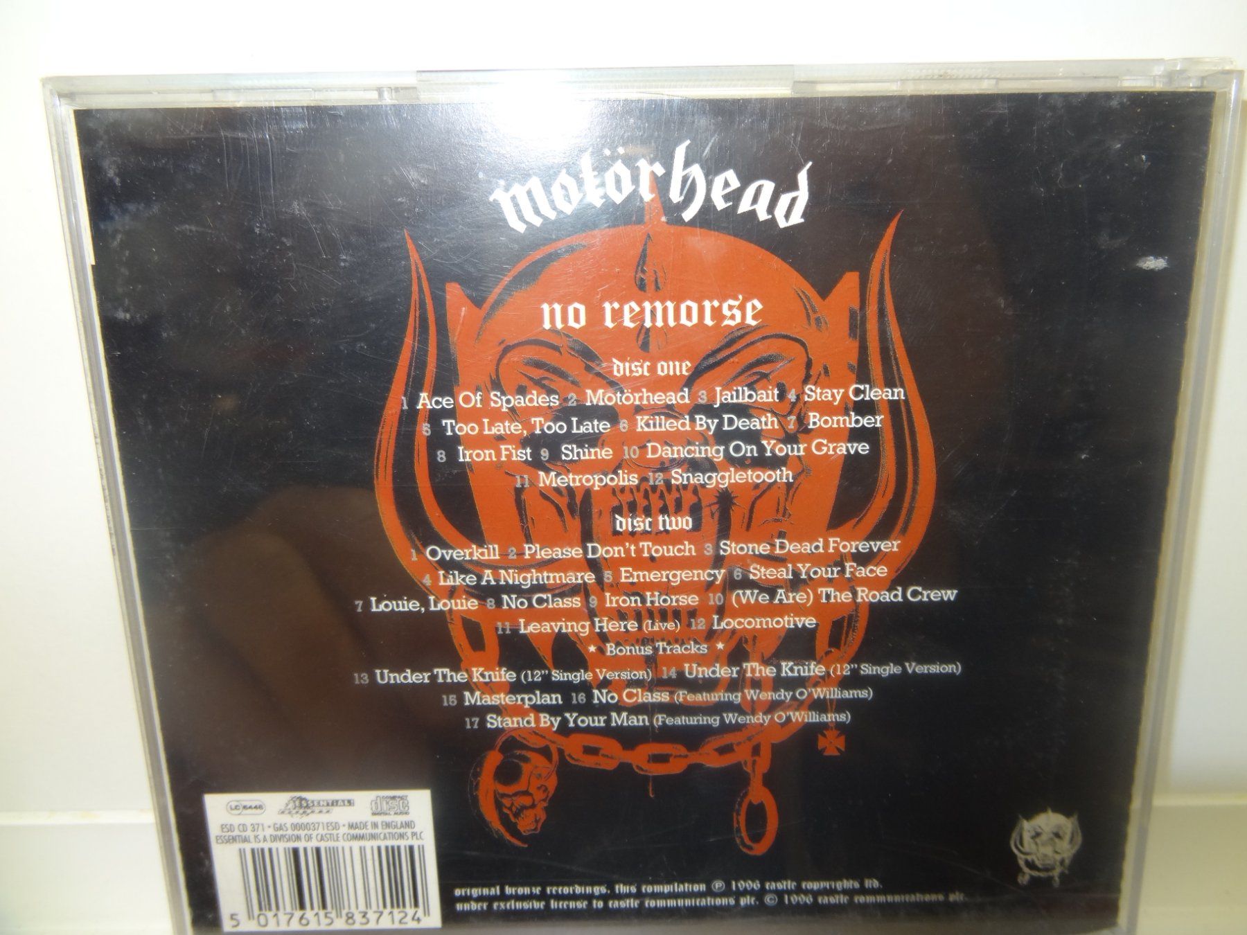 CD: Motörhead No Remorse – Usato da luzern venduto da musicandart 1