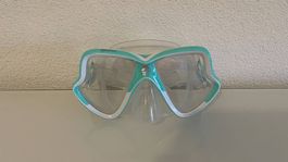 Taucherbrille hellblau Damen