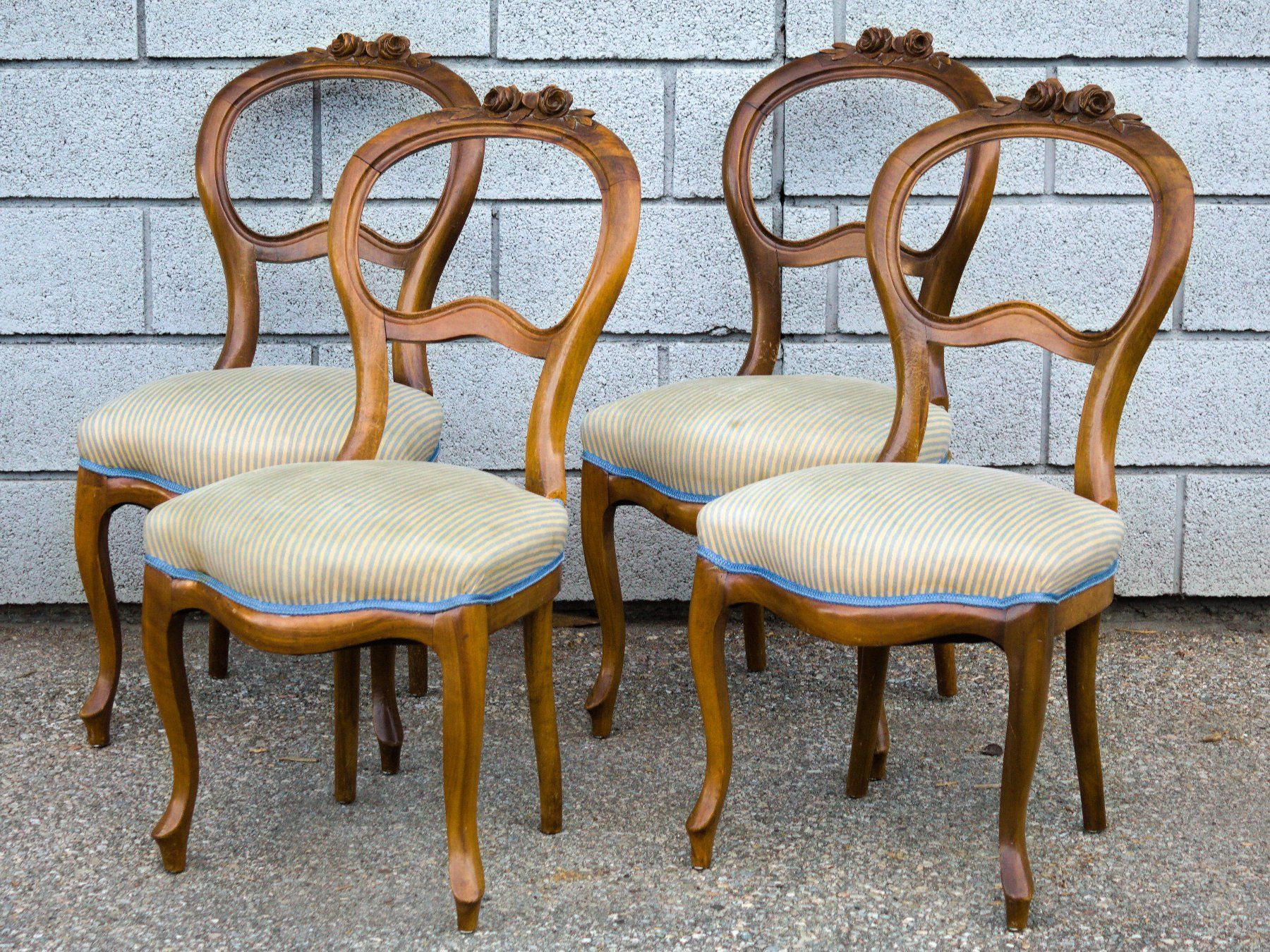 Sedie: Suite de 4 chaises Napoléon III – Usato da Les Mayens-de-Sion venduto da valbroc