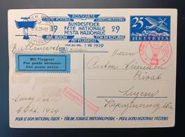 Bundesfeier Flug - Karte 1929 (49 I )