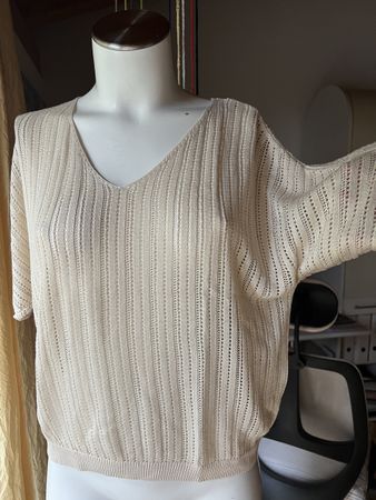 leichter Garn Pulli Viskose 53% von UP, neu M