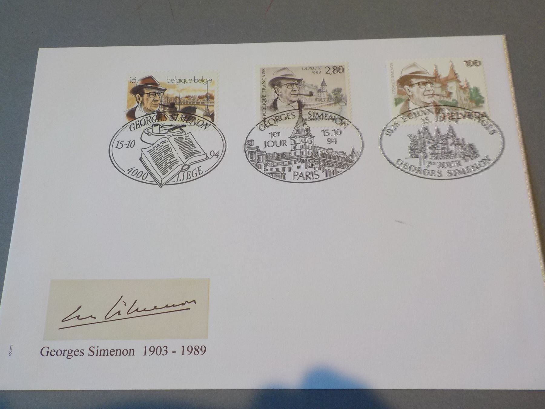 Alle Briefmarken: 1994, FDC, Gemeinschaftsausg. CH/B/F – Neu (gemäss Beschreibung) aus Muri b. Bern von Ricardoverkauf