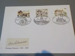 1994, FDC, Gemeinschaftsausg. CH/B/F