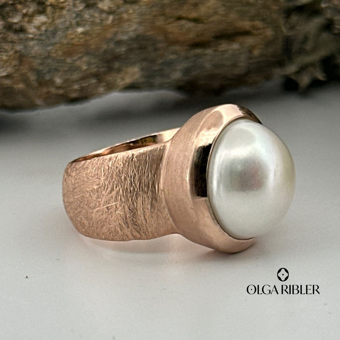 Olga Ribler Anelli: Unikate Silber Ring 925 mit Perle Grösse 55 – Nuovo (secondo la descrizione) da Luzern venduto da Schmuckoutlet 1