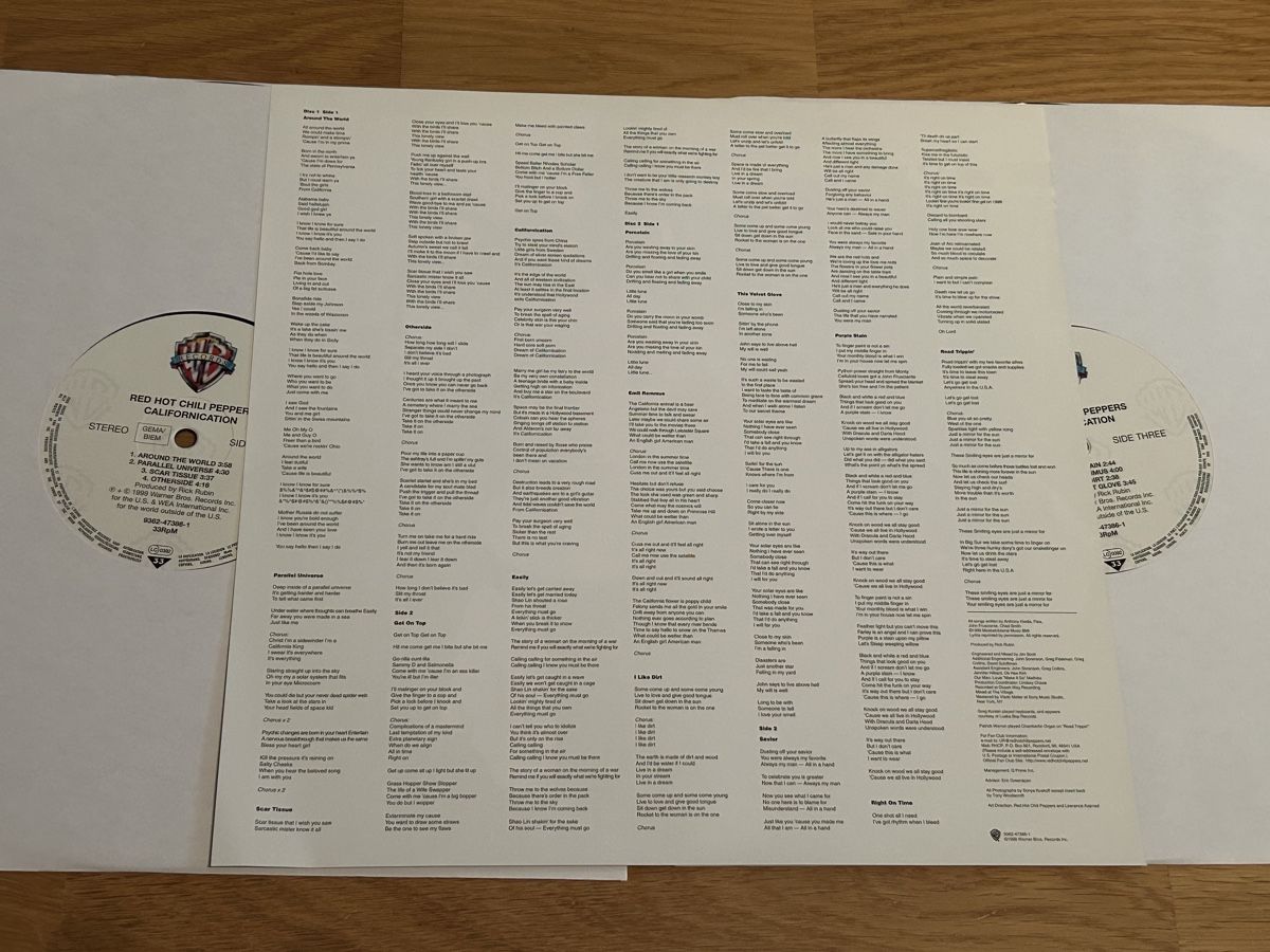 Dischi in vinile: Red Hot Chili Peppers. Californication – Usato da Faulensee venduto da Mizuno06 4