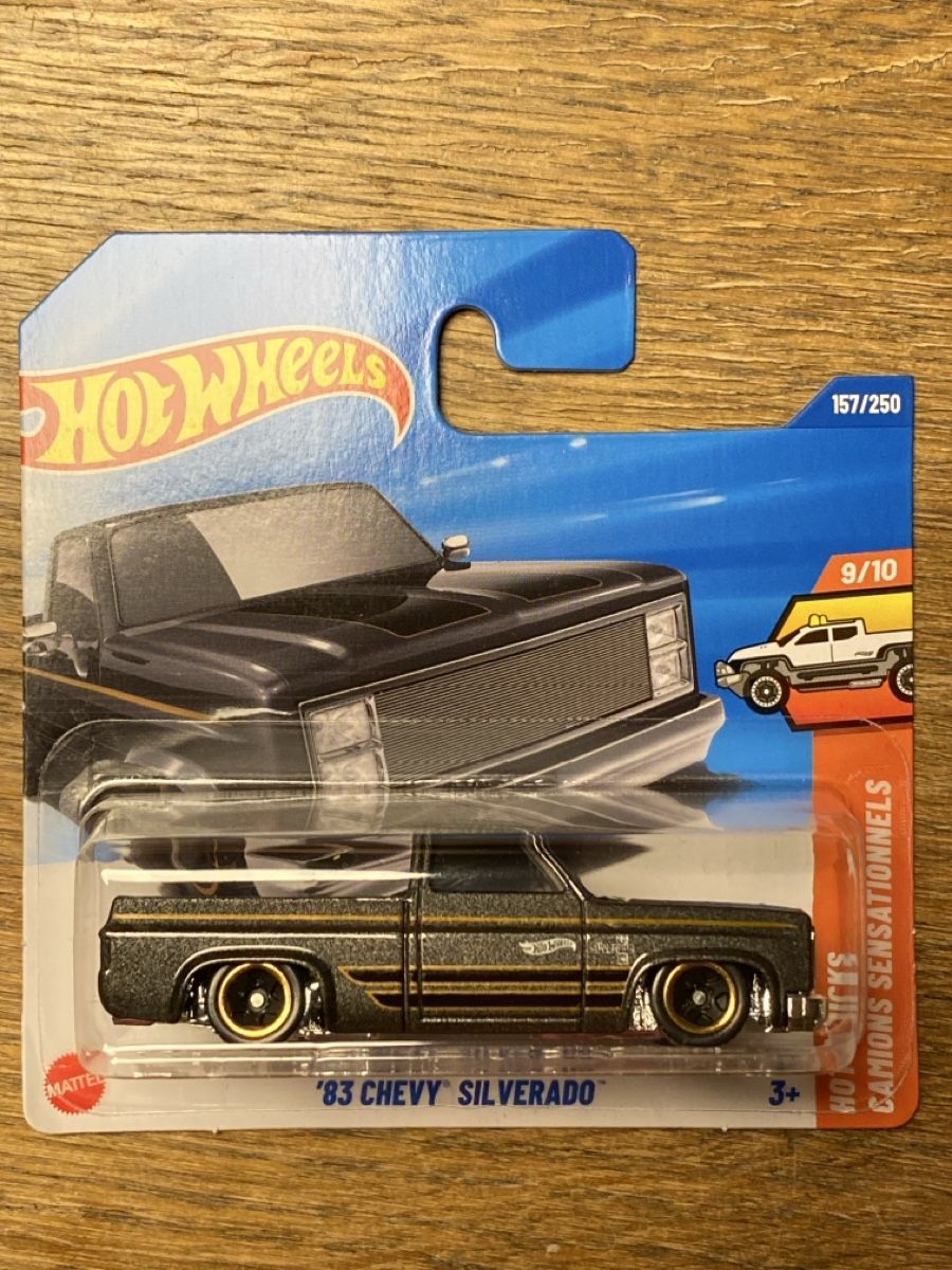 Hot Wheels Modellini d'auto: Hot Wheels '83 Chevy Silverado – Nuovo e nell'imballaggio originale da Berg TG venduto da dadukeschlufi