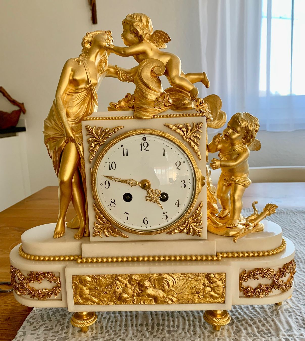 Pendules & Horloges murales: PENDULE LOUIS XVI Kaminuhr – D'occasion à Oberentfelden par Mina015