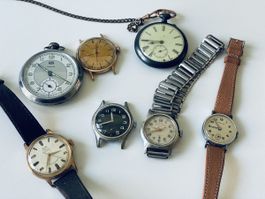 Uhren Konvolut Vintage Damen und Herren defekt