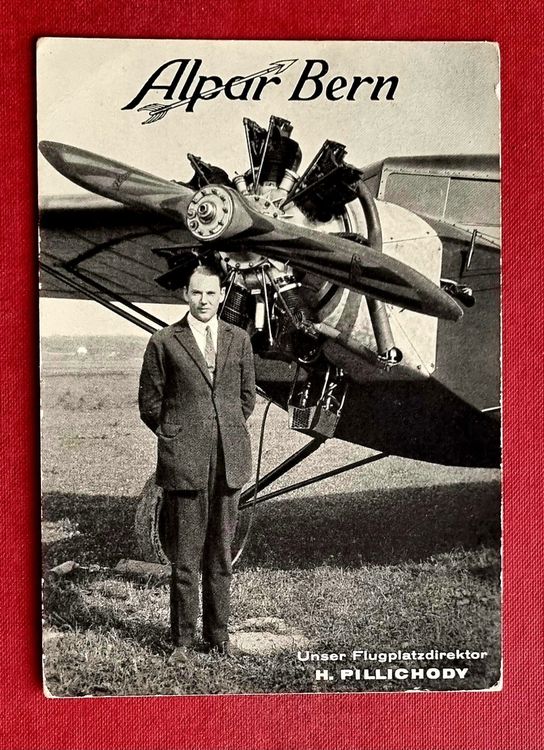 Bern - Belp Aerodrome - Flugplatzdirektor Alpar -Pillichody (Gebraucht ...