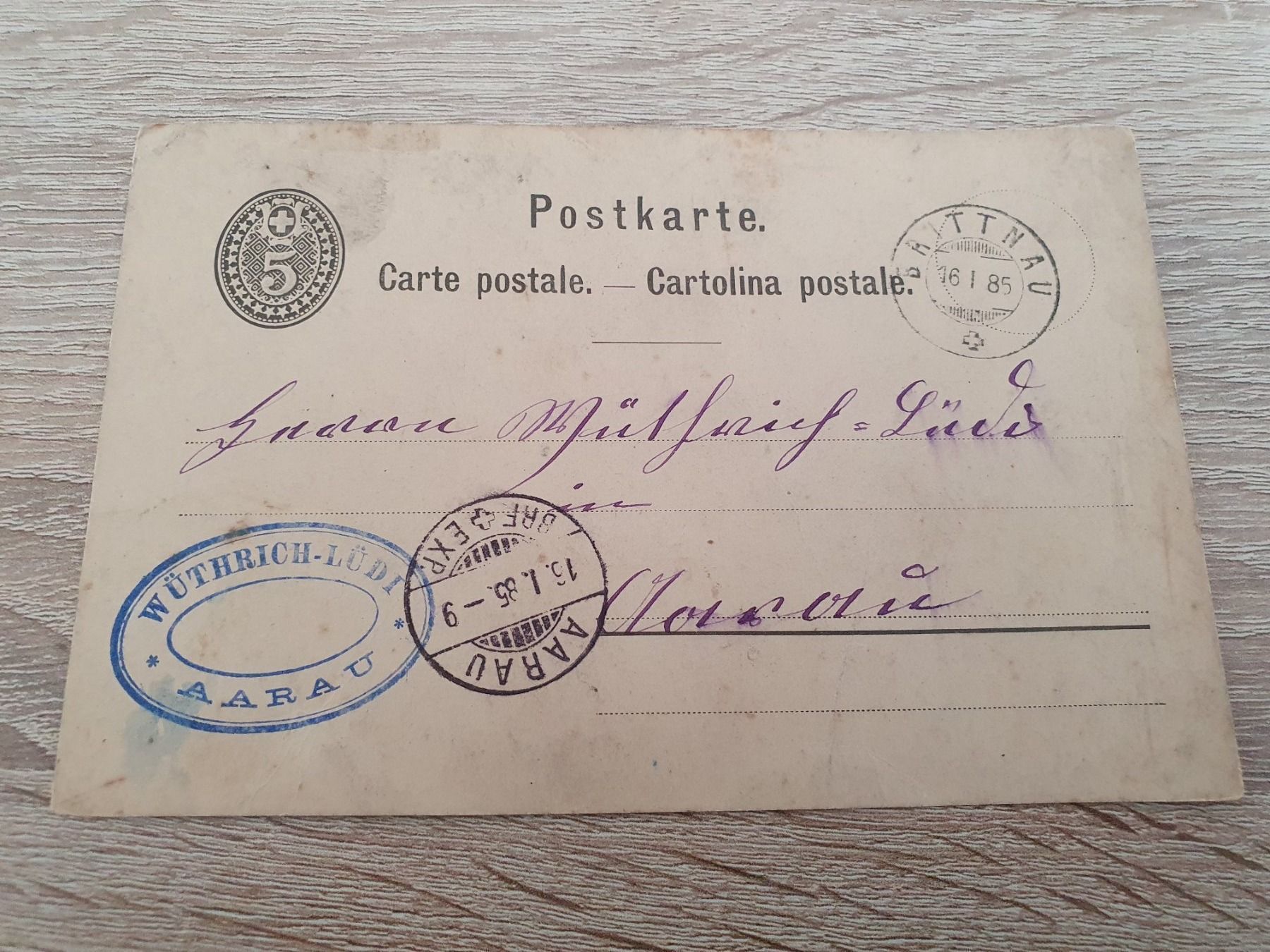 Tutti i francobolli: Postkarten Ganzsache Brittnau – Usato da Balgach venduto da SIMEON27