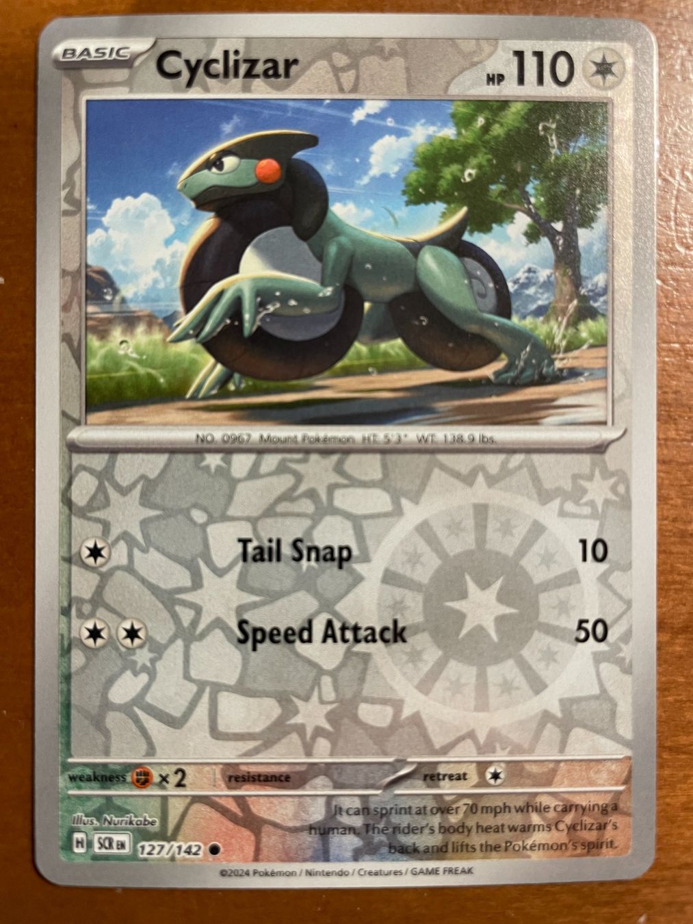 Pokémon Carte collezionabili: Pokemon Cyclizar Reverse (Versand gratis) – Nuovo (secondo la descrizione) da Chur venduto da Angerson