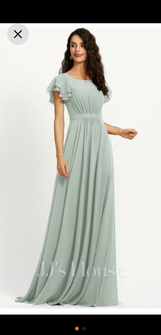 JJ’s House Kleider: Elegantes Abendkleid aus Chiffon – Neu und originalverpackt aus Hirschthal von SarBuc
