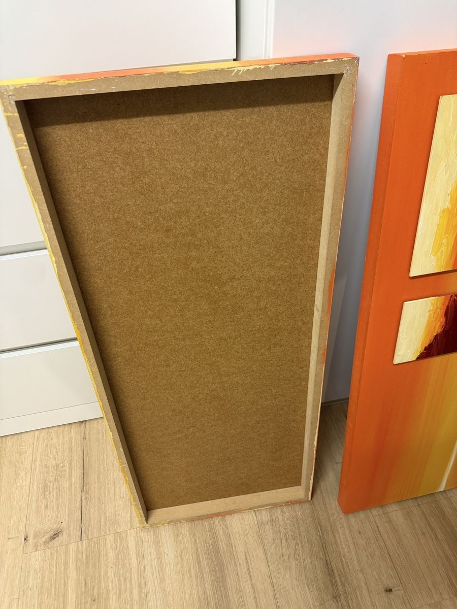 Poster & Bilder: Zweiteiliges Wandbild, handgemalt – Gebraucht aus Kölliken von Vivii01 1