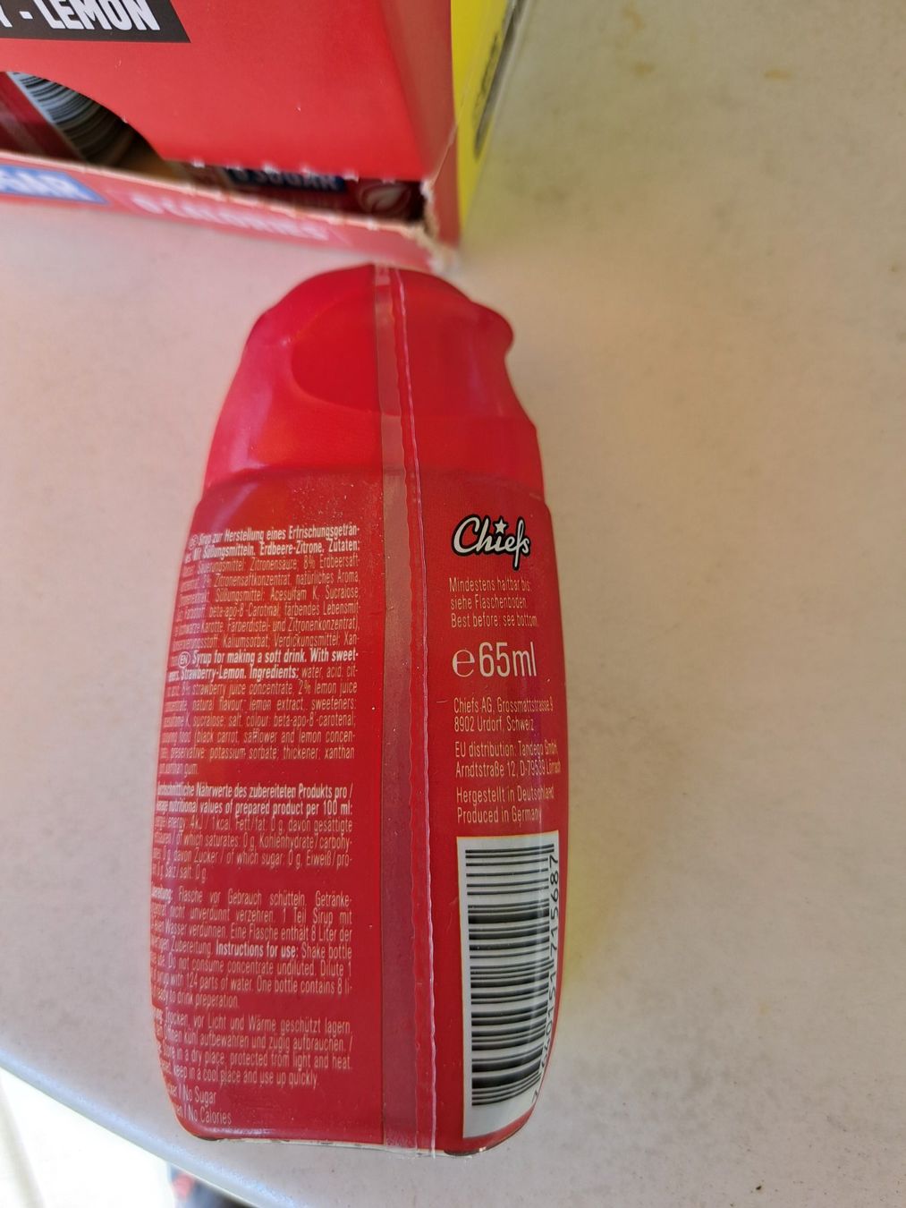 Lebensmittel & Spezialitäten: Chiefs SYRUP ZERO – Neu und originalverpackt aus Egolzwil von marc011 5