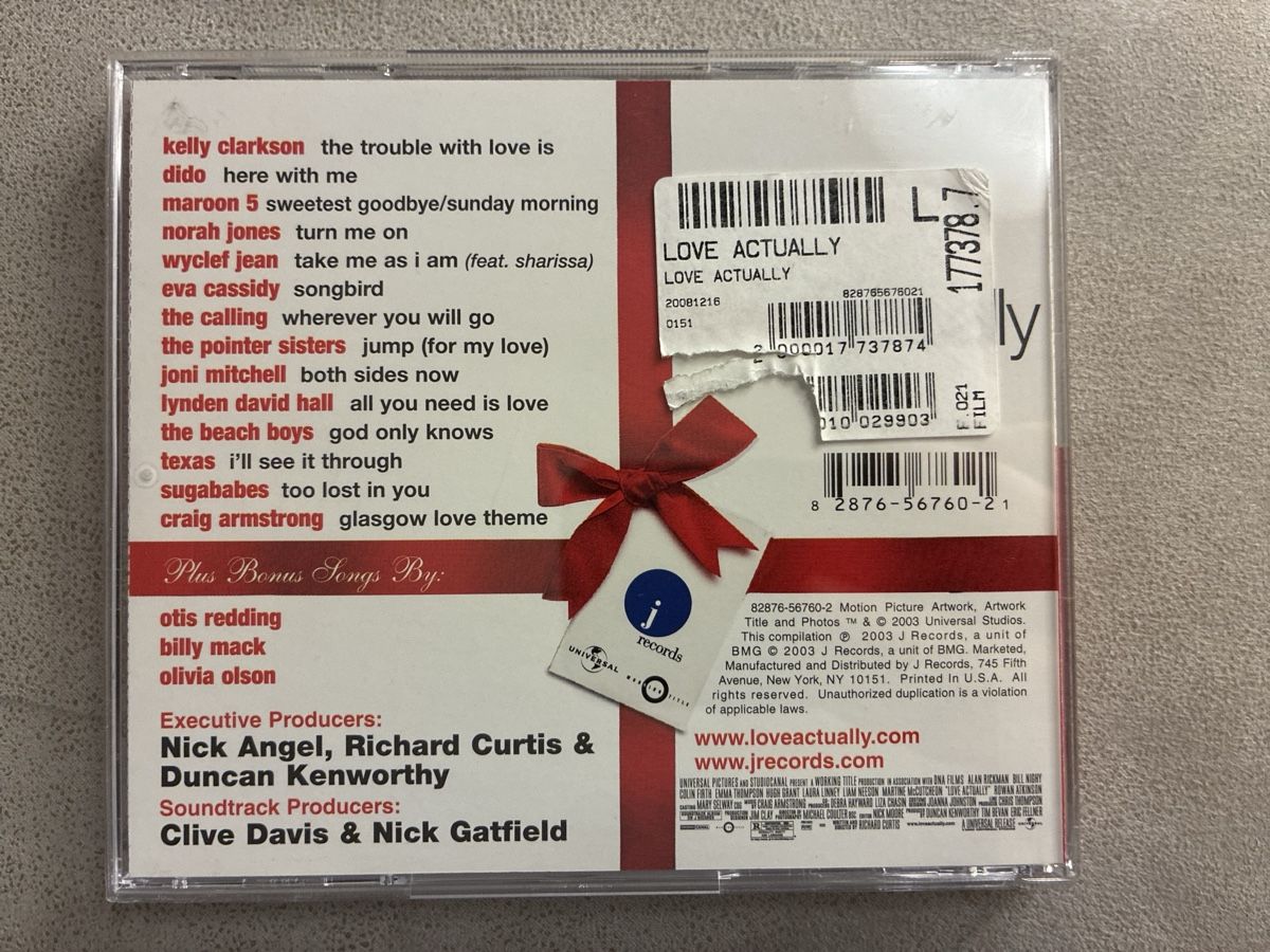 CD: CD Love Actually colonna sonora originale ottimo stato – Usato da Lugano venduto da tam_cx76 1