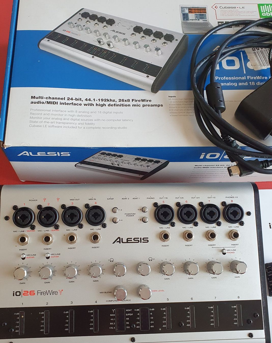 Alesis Attrezzatura per studi di registrazione: Alesis iO26 FireWire Audio Interface – Usato da Killwangen venduto da versus77 1