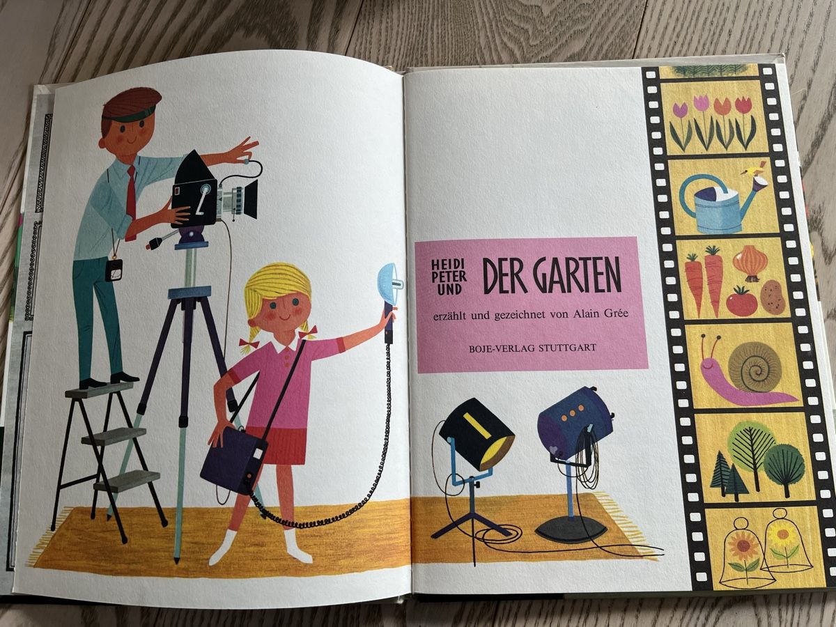 Libri: Heidi, Peter und der Garten (Kinderbuch von 1973) – Usato da Romanshorn venduto da Apfelschuss 1