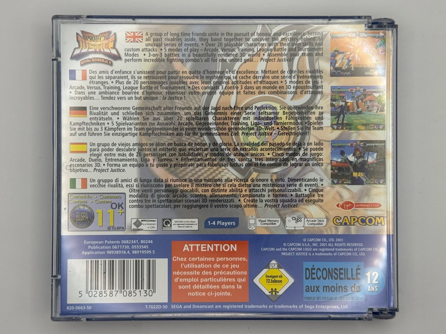 Sega Spiele: Dreamcast Project Justice Rival Schools 2 – Gebraucht aus Bettlach von awi_7jcb 1