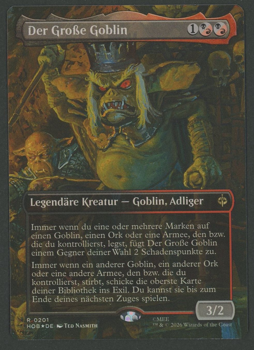 Magic The Gathering Carte collezionabili: Der Grosse Goblin Rare MTG Hobbit DE ab 1.- – Usato da Rupperswil venduto da gengarbasar