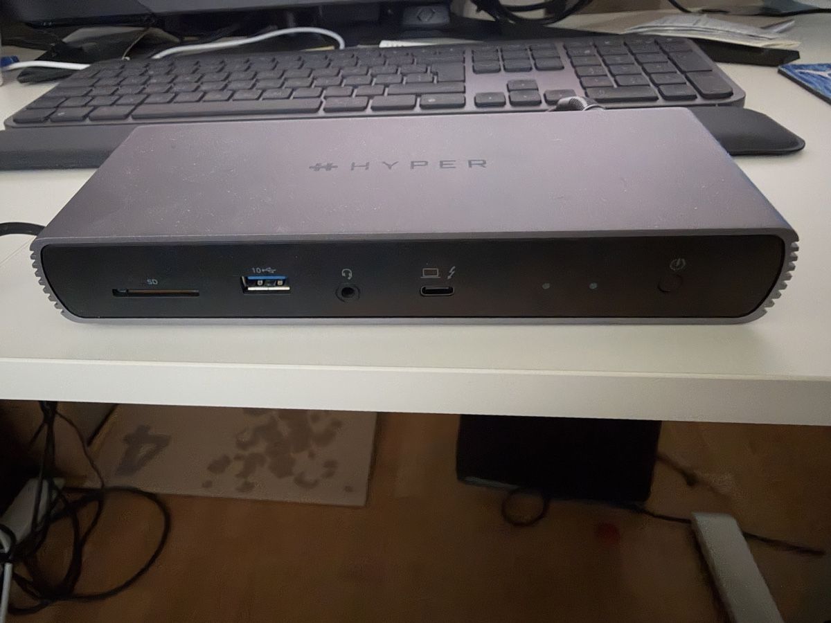 Dockingstation: HYPER Thunderbolt 4 Dockingstation HDTB4D-EU NP akt. 238.- – Neu (gemäss Beschreibung) aus Zürich von Goliat21 1
