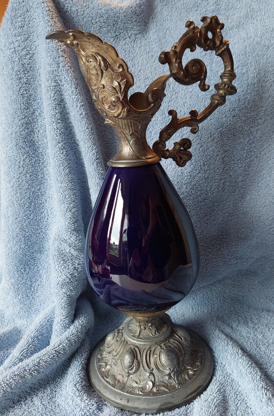 Vasi & Recipienti: Antike blaue VASE mit Henkel – Usato da Immensee venduto da Djinny