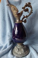 Antike blaue VASE mit Henkel