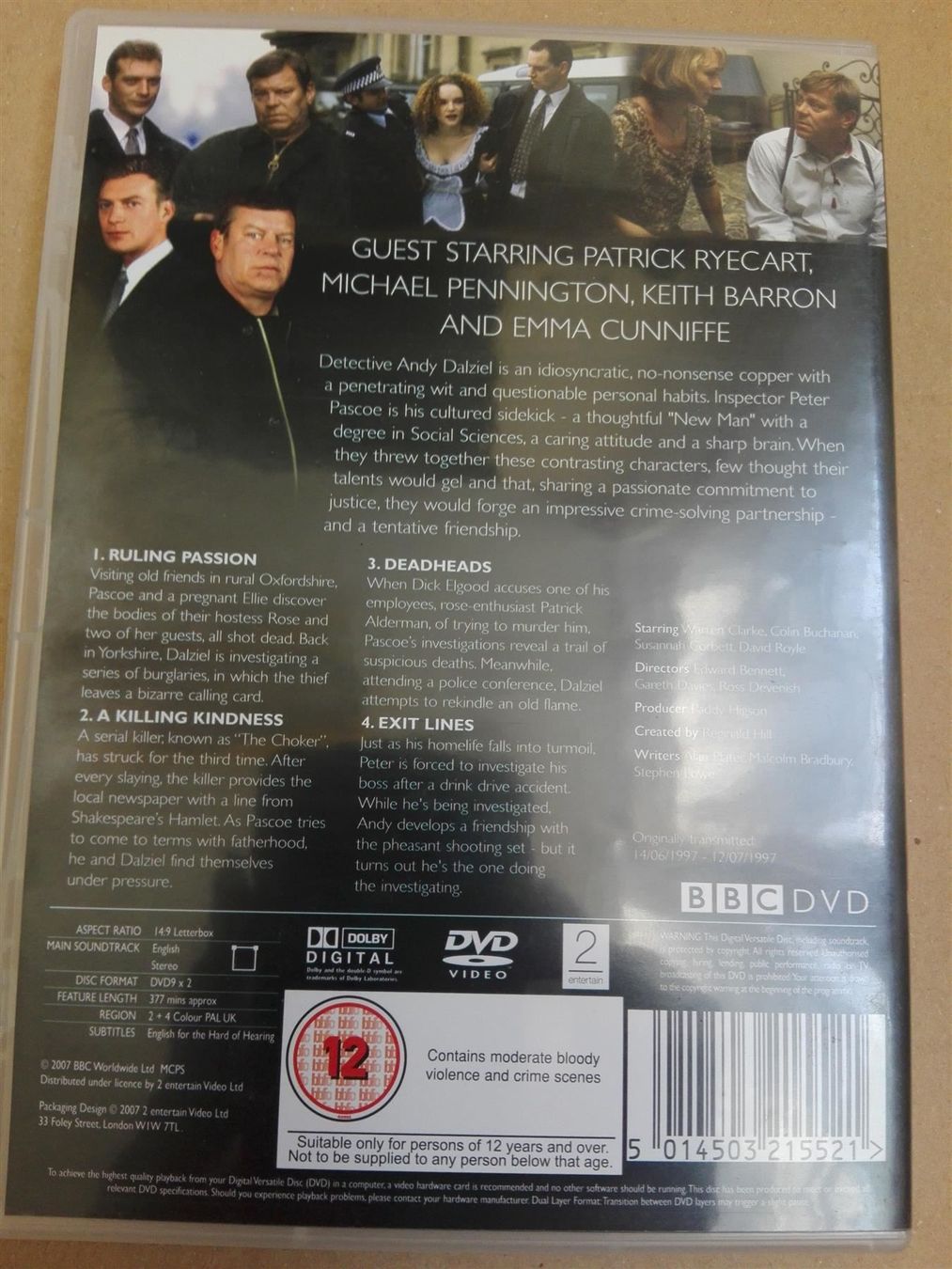 Alle DVDs: Dalziel & Pascoe  (Series 1 & 2)                   UK-Import – Gebraucht aus St.Galllen von elkaphone 6