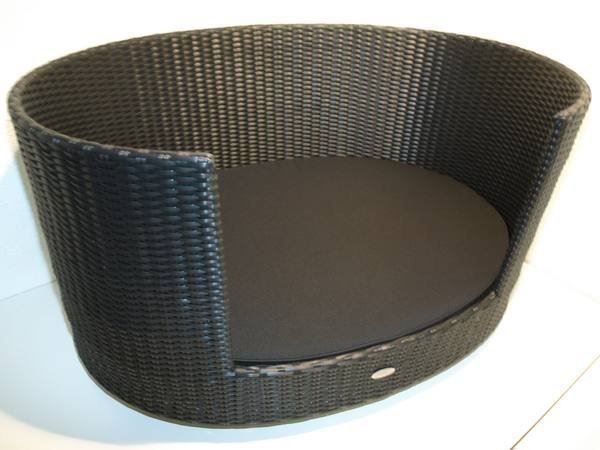 Liege- & Schlafplätze: Hundebett WINI XL Polyrattan schwarz – Neu (gemäss Beschreibung) aus Unterentfelden von moebelrufli 5