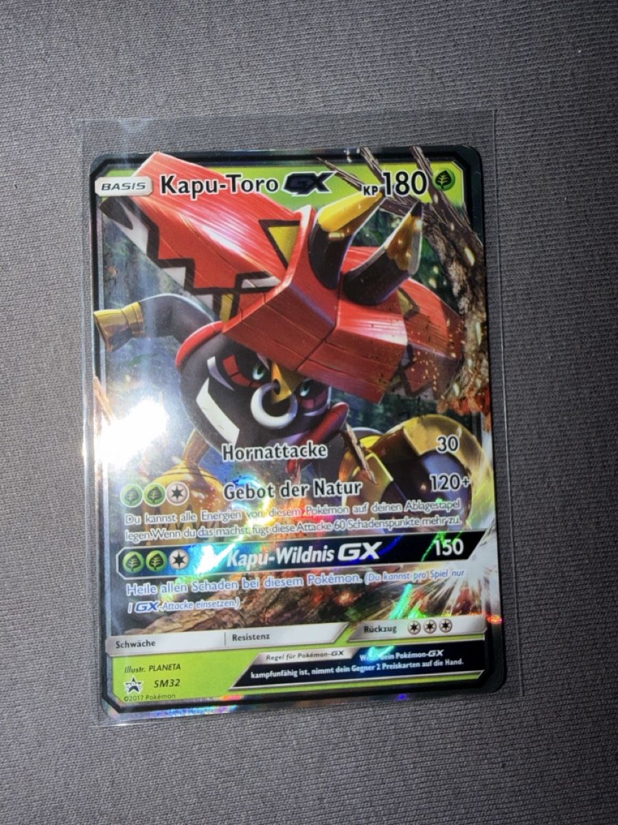 Pokémon Carte collezionabili: Pokemon Karte Kapu-Toro GX  – Usato da SCHERZINGEN venduto da Corinne131313
