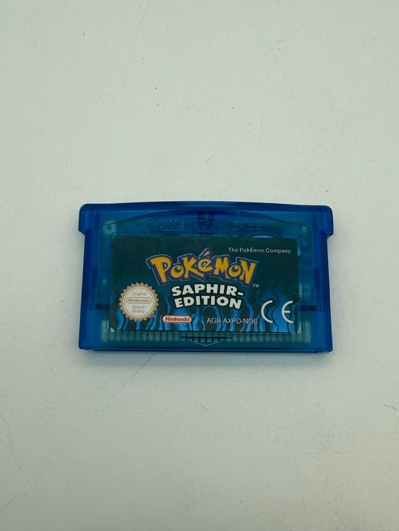 Pokémon Version Saphir Sur Game Boy Advance – Cartouche Japonaise (GBA), Complet
