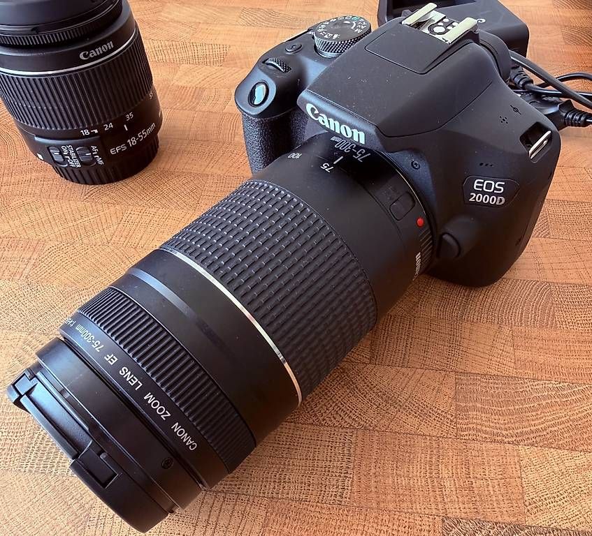 Canon Fotocamera: Canon EOS 2000D camera with two Lens – Usato da Neuchatel venduto da Pancrazi 2