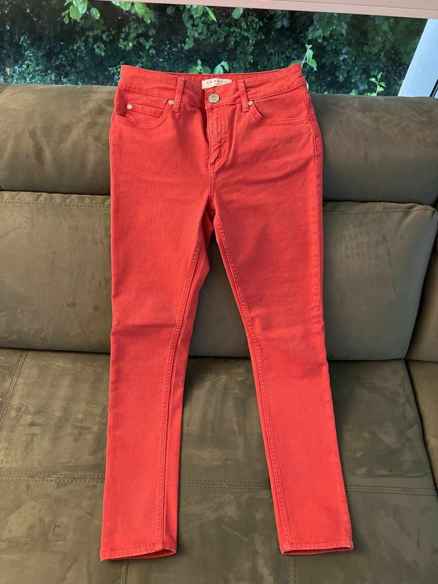 Sandro Jeans: Sandro coral jeans- New – Nuovo e nell'imballaggio originale da Corsier GE venduto da Karol_save_planet