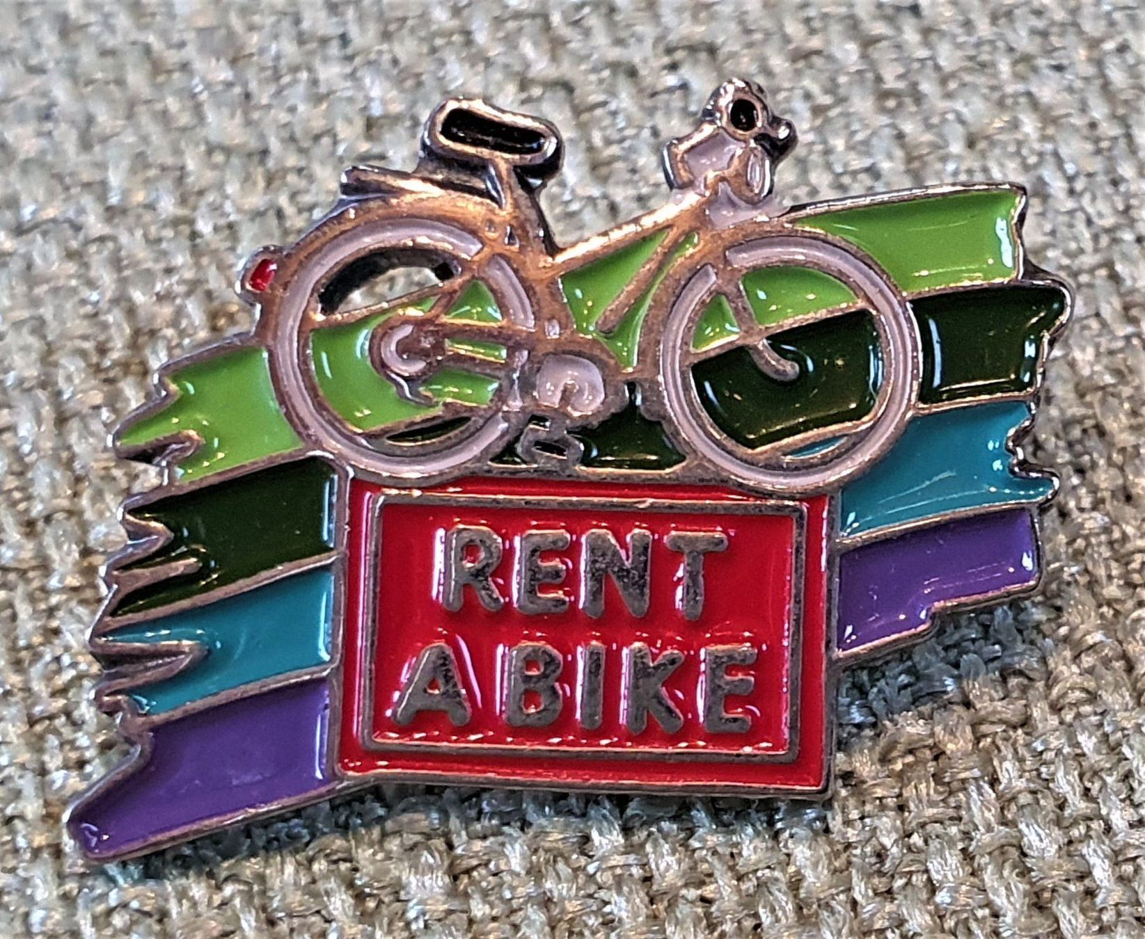 Placchette & Badge: B075 - Pin SBB CFF FFS Rent A Bike – Usato da Reinach BL venduto da Boston-Verkauf