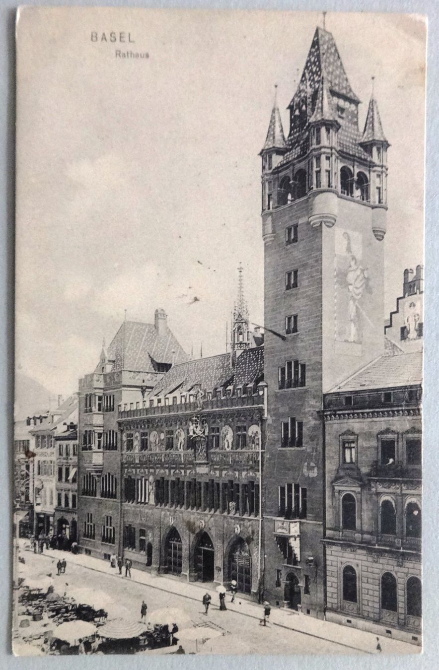 Cartoline postali: Basel, Rathaus – Usato da Fétigny venduto da Billy2miny