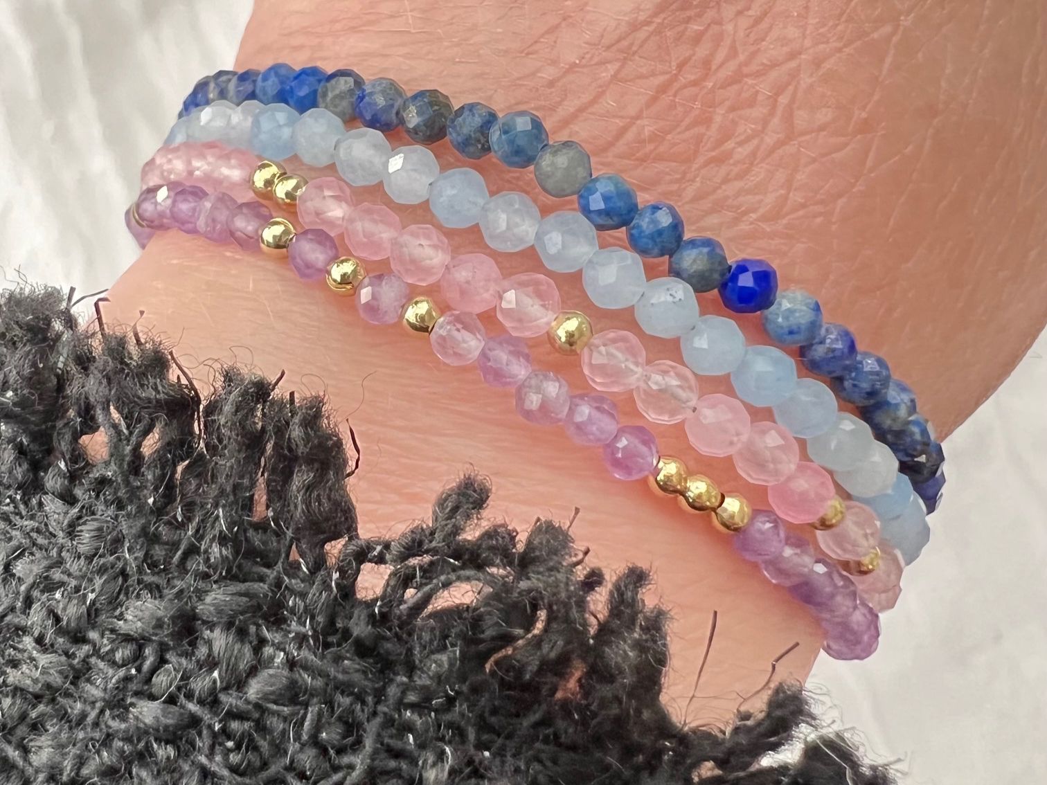 Bracciali & Braccialetti: Bracelet en améthyste - Amethyst Armband – Nuovo e nell'imballaggio originale da Pully venduto da sunaddict 1
