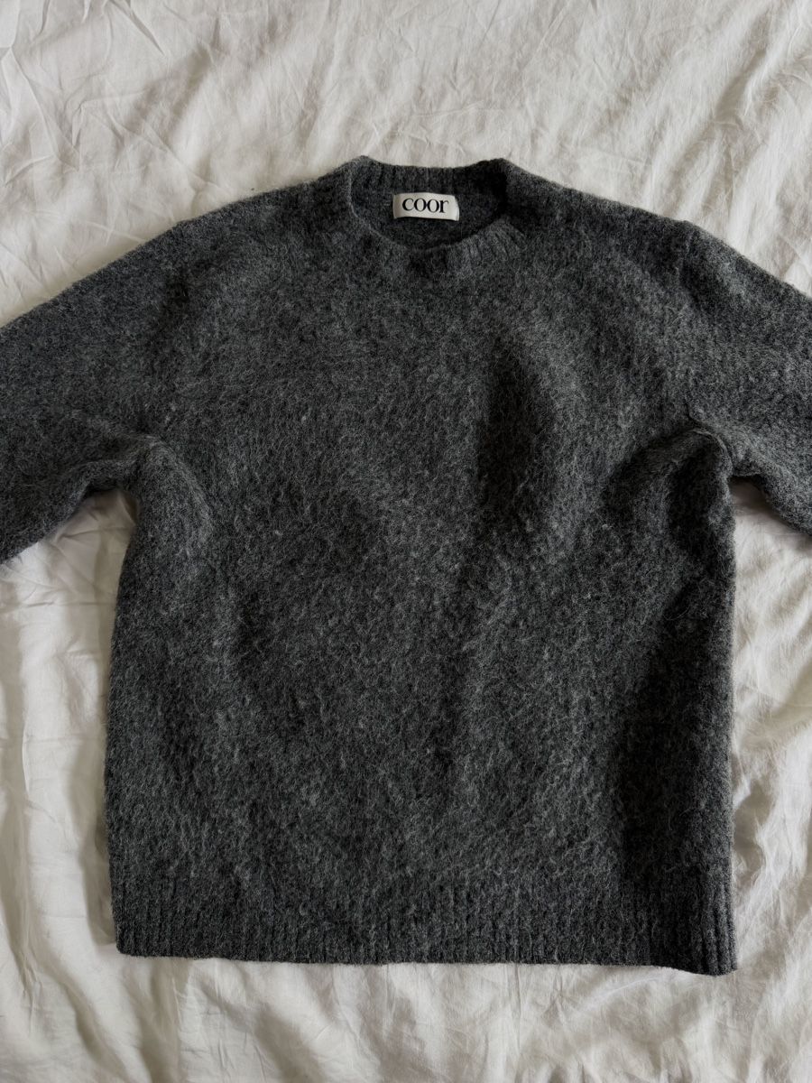 Maglioni & Felpe: Coor Gray Alpaca / Wool Blend Sweater Korean – Usato da Uster venduto da b_b96 1