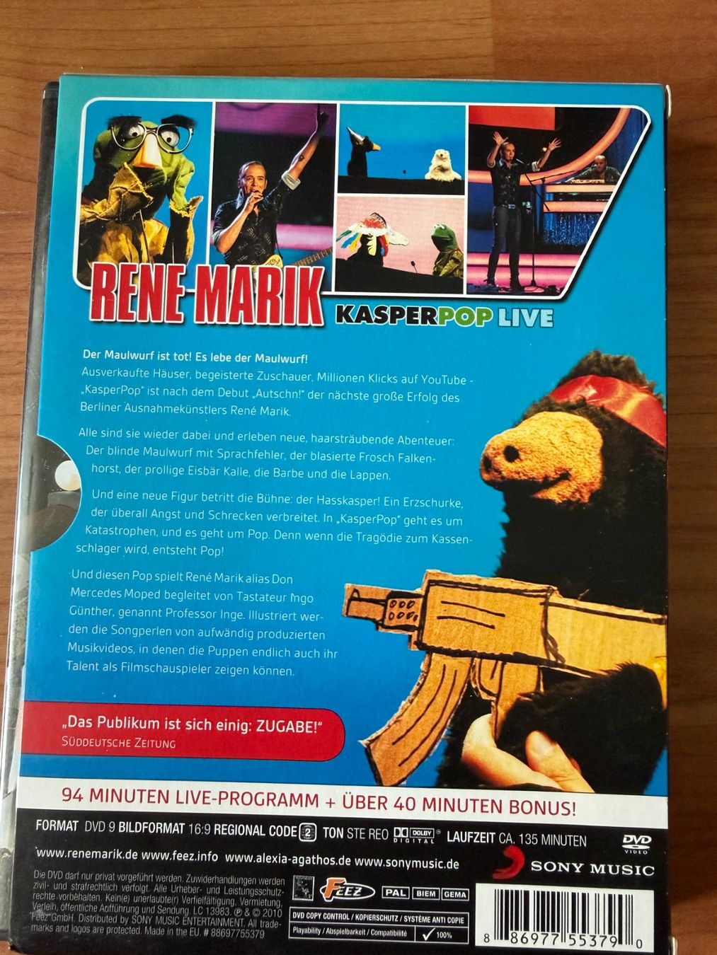 Tutti i DVDs: RENE MARIK - Kasperpop – Usato da Wängi venduto da squirrelwoman 1