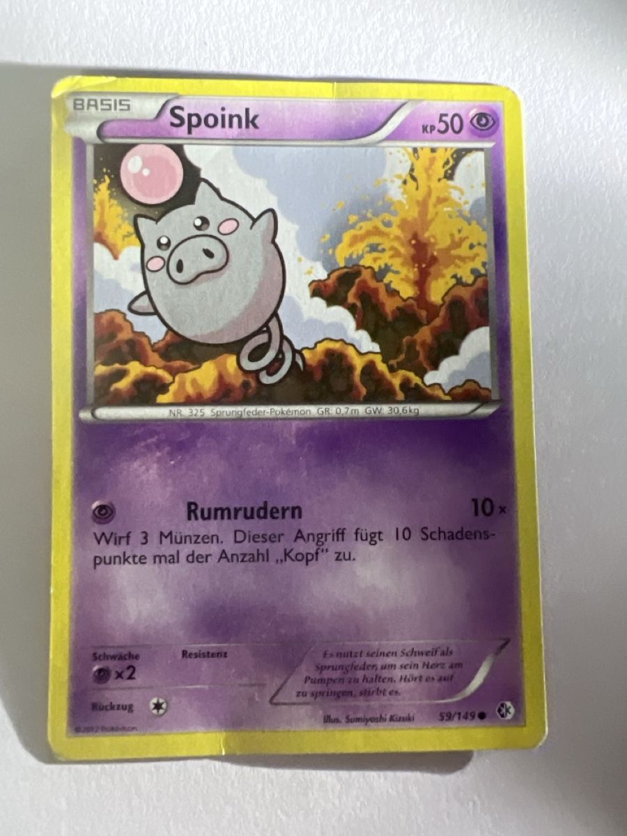 Pokémon Cartes à collectionner: Spoink Pokémon  – D'occasion à Frauenfeld par mwguv