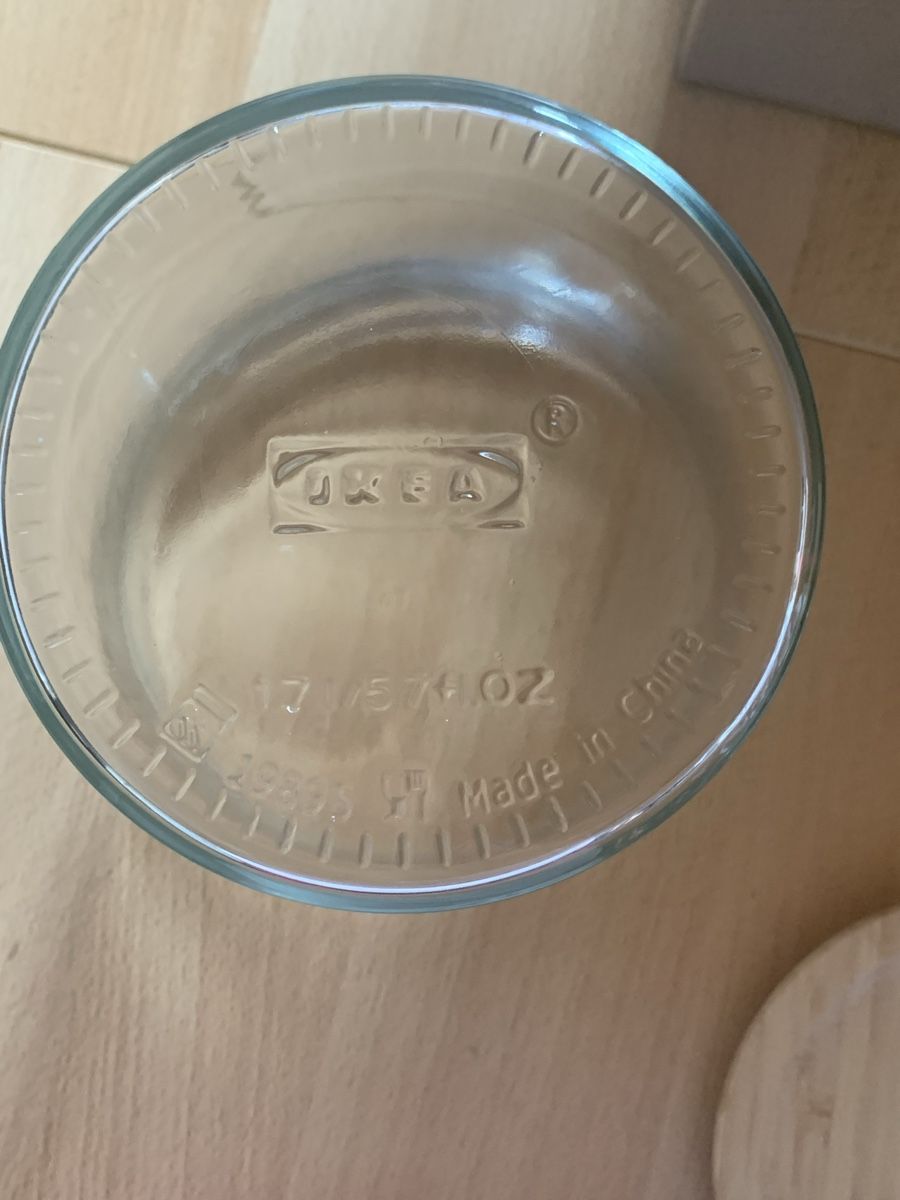 Ikea Contenitori & Simili: Vorratsglas Glas mit Holzdeckel 1 Stück – Usato da Laufen venduto da Twingi33 3
